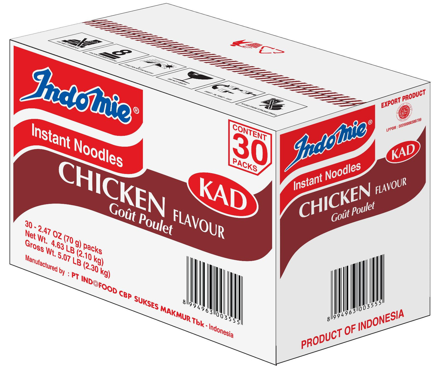 Indomie Chicken Flavour (30 pk)