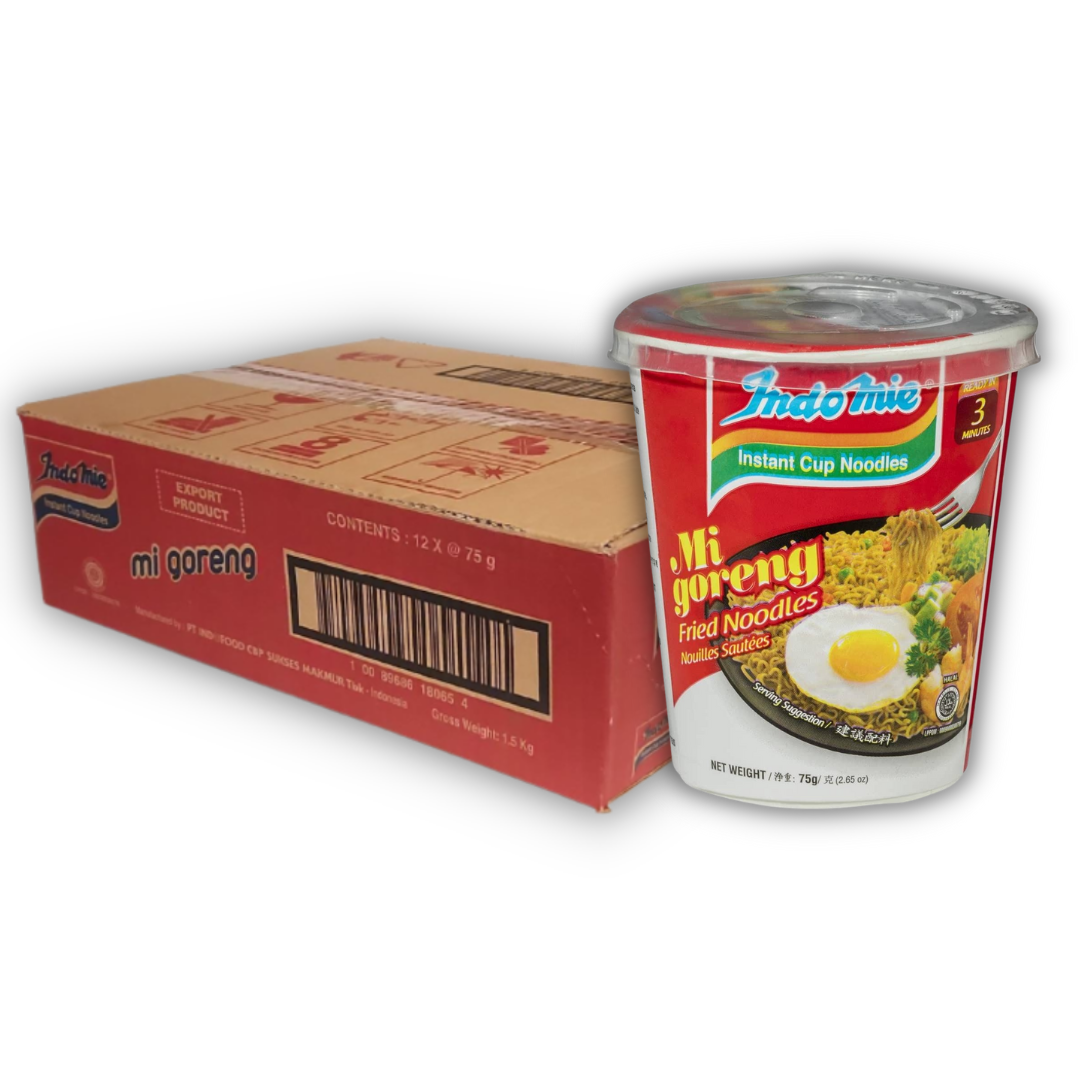 Indomie Mi Goreng Cup (12 cups)