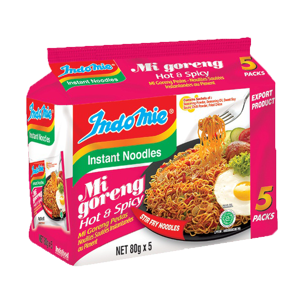 Indomie Mi Goreng Hot & Spicy (30 pk)