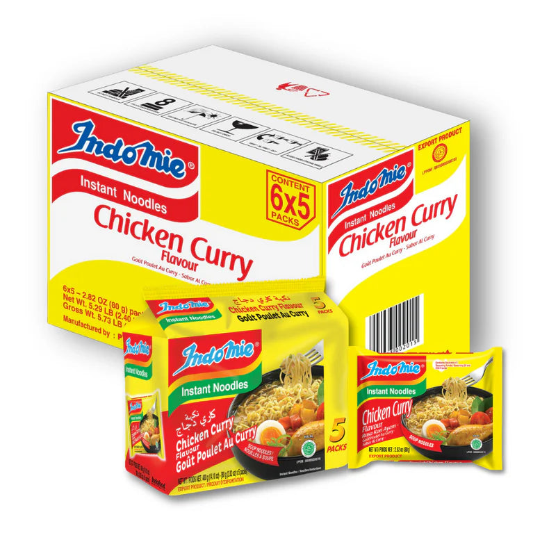 Indomie Chicken Curry Flavour (6 x 5 pcs)