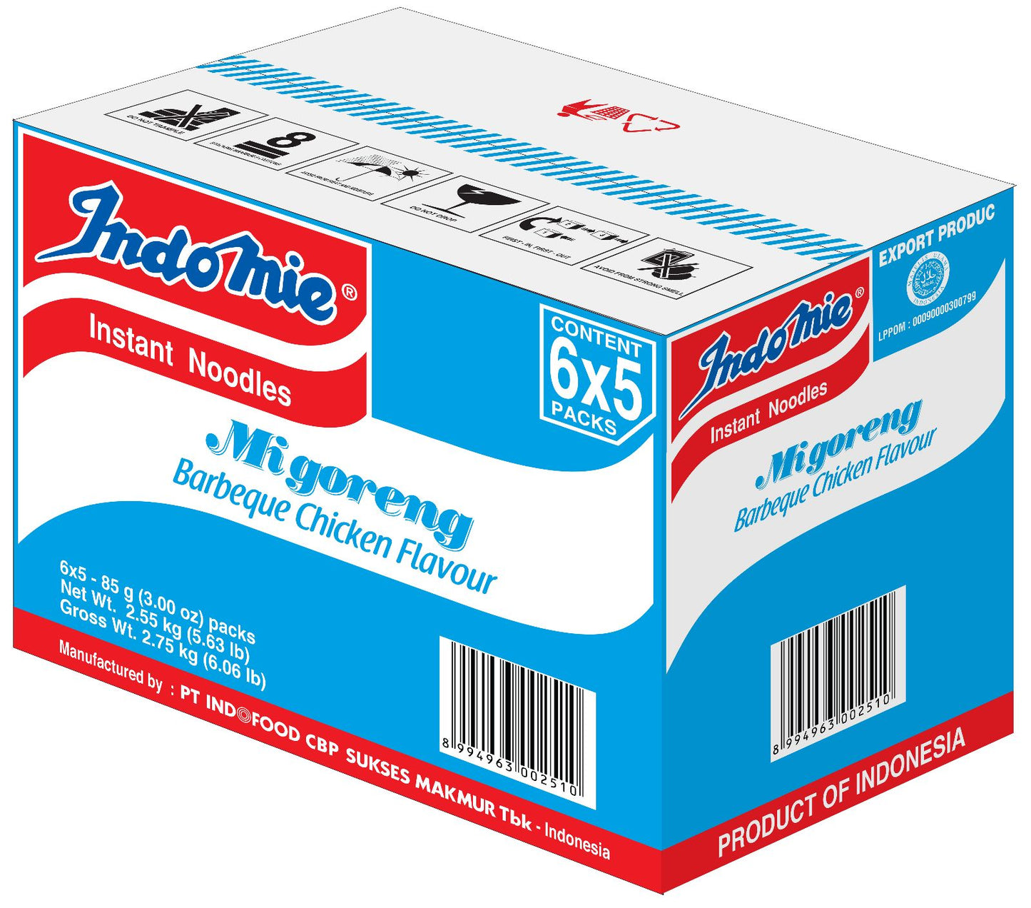 Indomie Mi Goreng BBQ Chicken (30 pk)