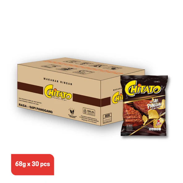 Chitato Potato Chips Beef BBQ (30 pcs) [BBD: May 2026]