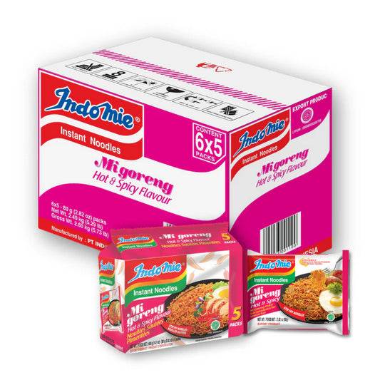 Indomie Mi Goreng Hot & Spicy (30 pk)