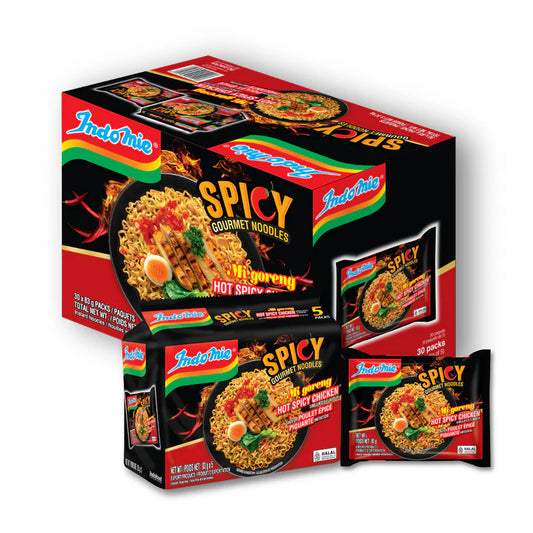 Indomie Mi Goreng Hot Spicy Chicken (30 pk)