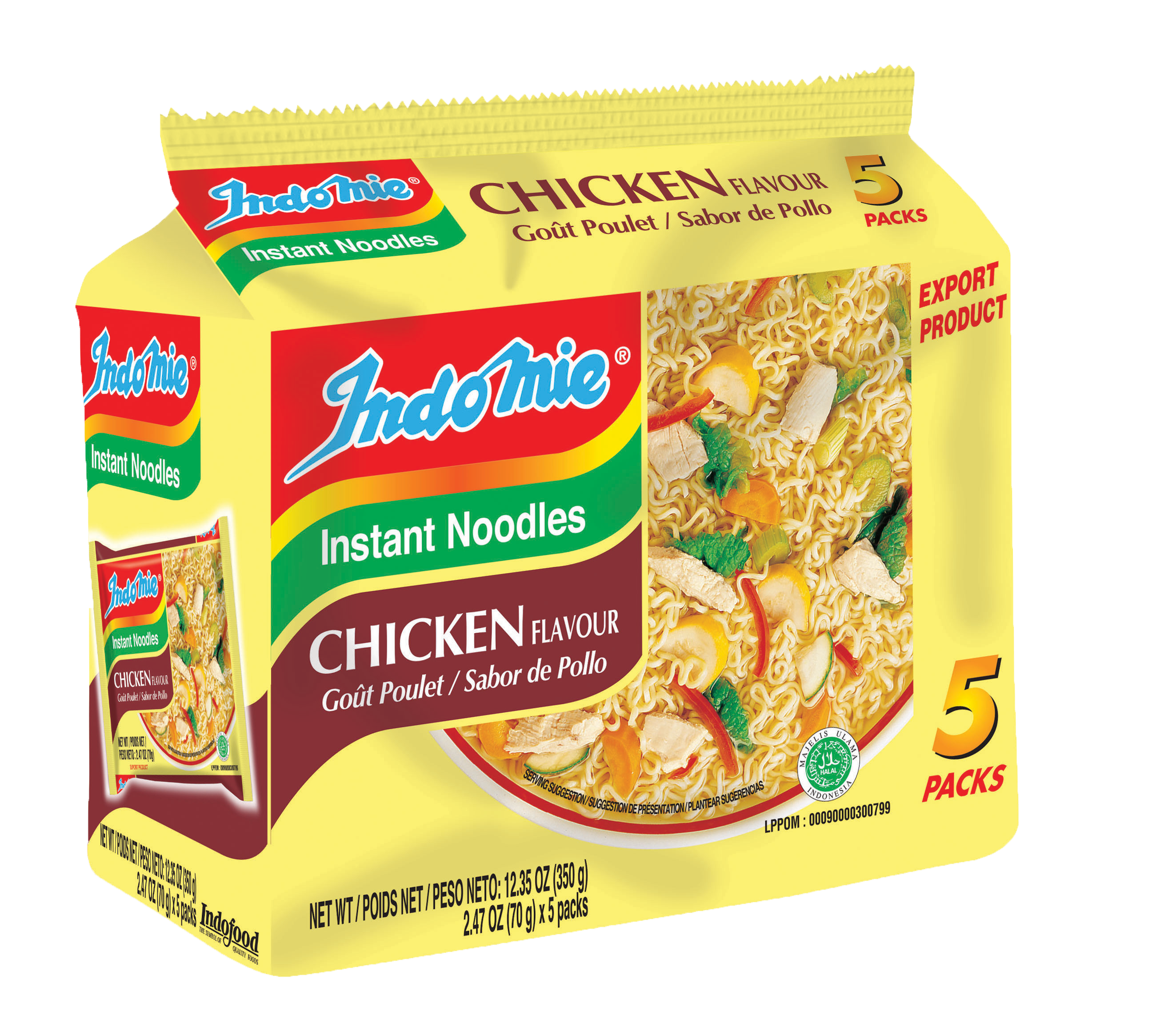 Indomie Chicken Flavour (6 x 5 pcs)